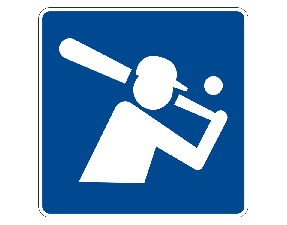 illustration of a white figure wearing a baseball cap and holding a baseball bat