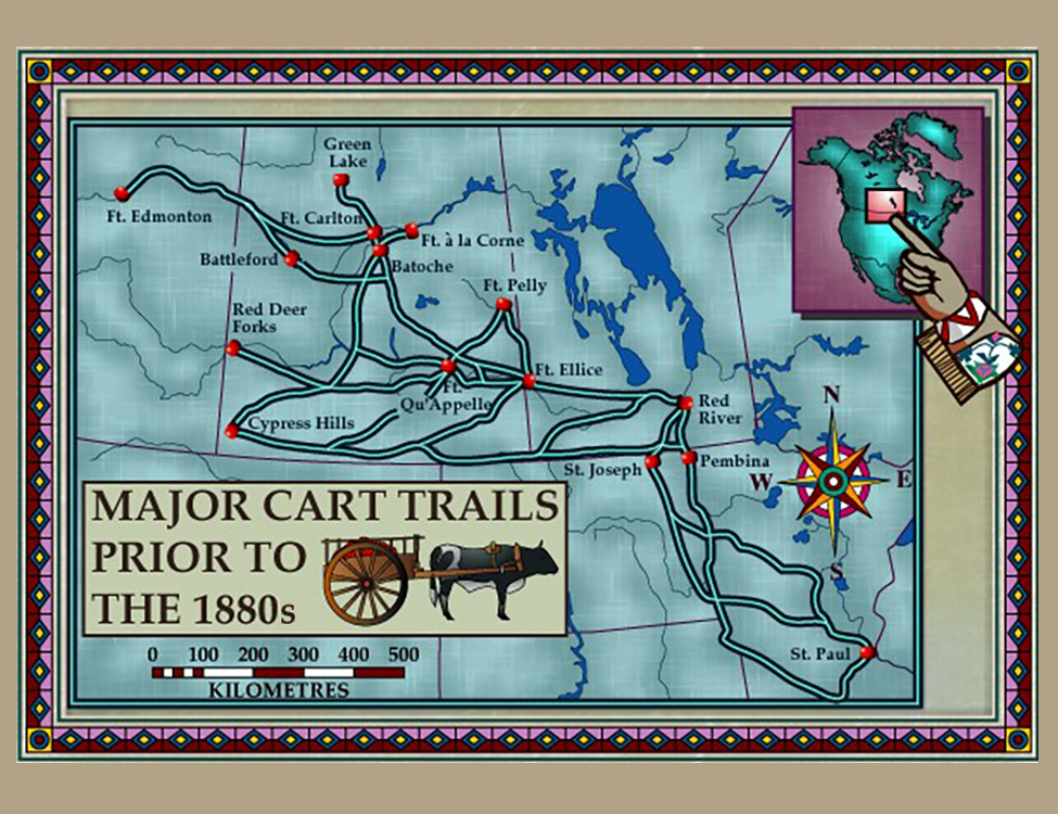 Major Cart Trails Prior to the 1800s