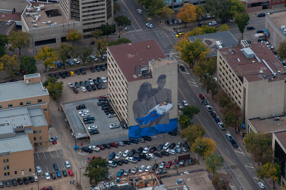 Yellow Quill First Nation’s Urban Reserve Art Mural 2017