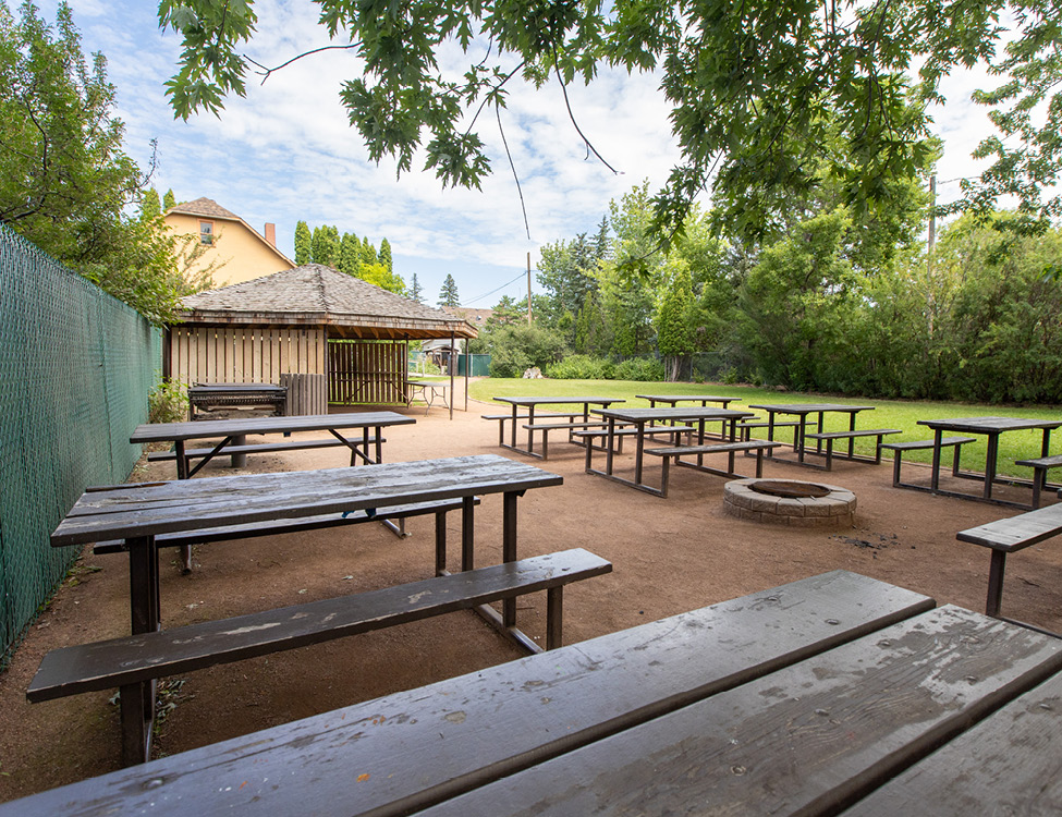 picnic site at gazebo