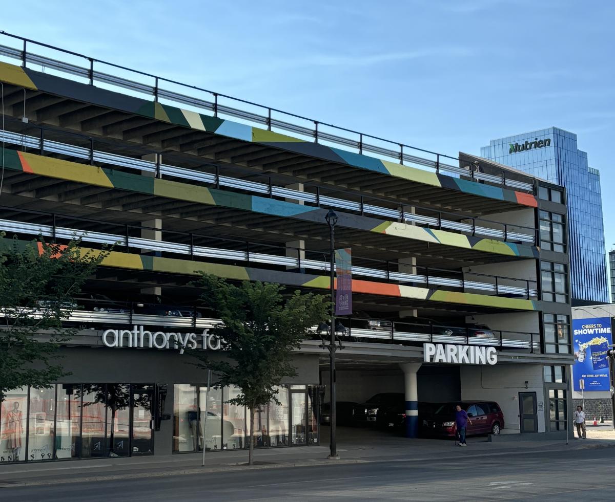 Parking Structure with Retail