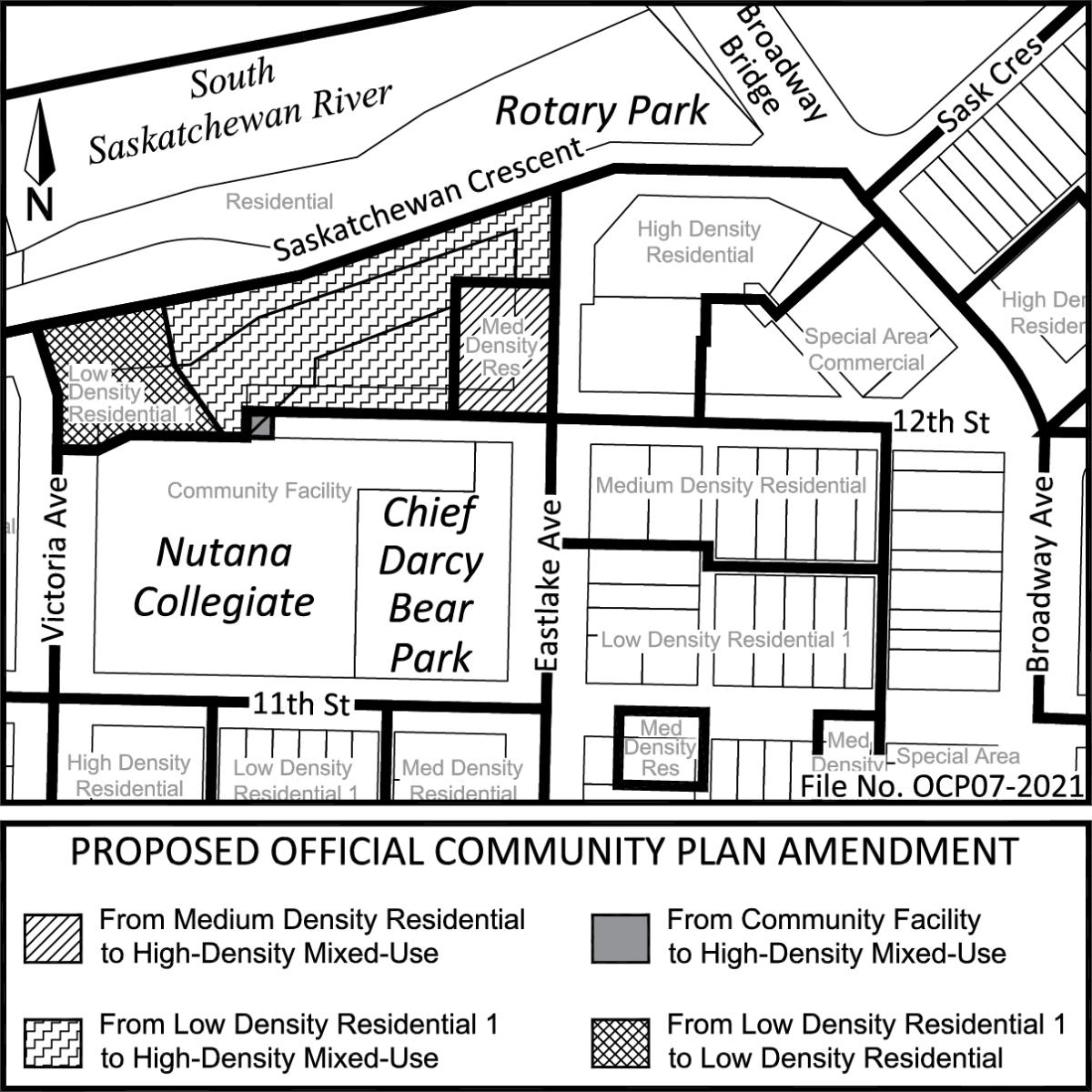 Official Community Plan Land Use Map Amendment Location Map