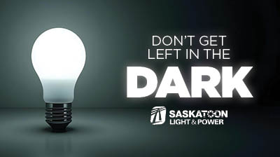 Lightbulb image with "Don't get left in the dark" script