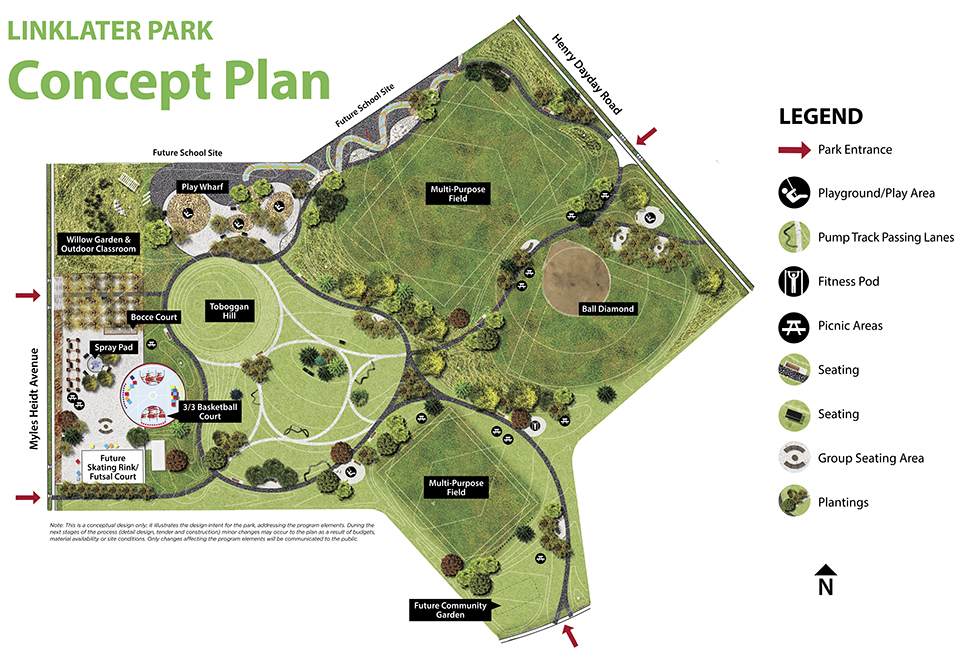 Linklater Park Concept Plan