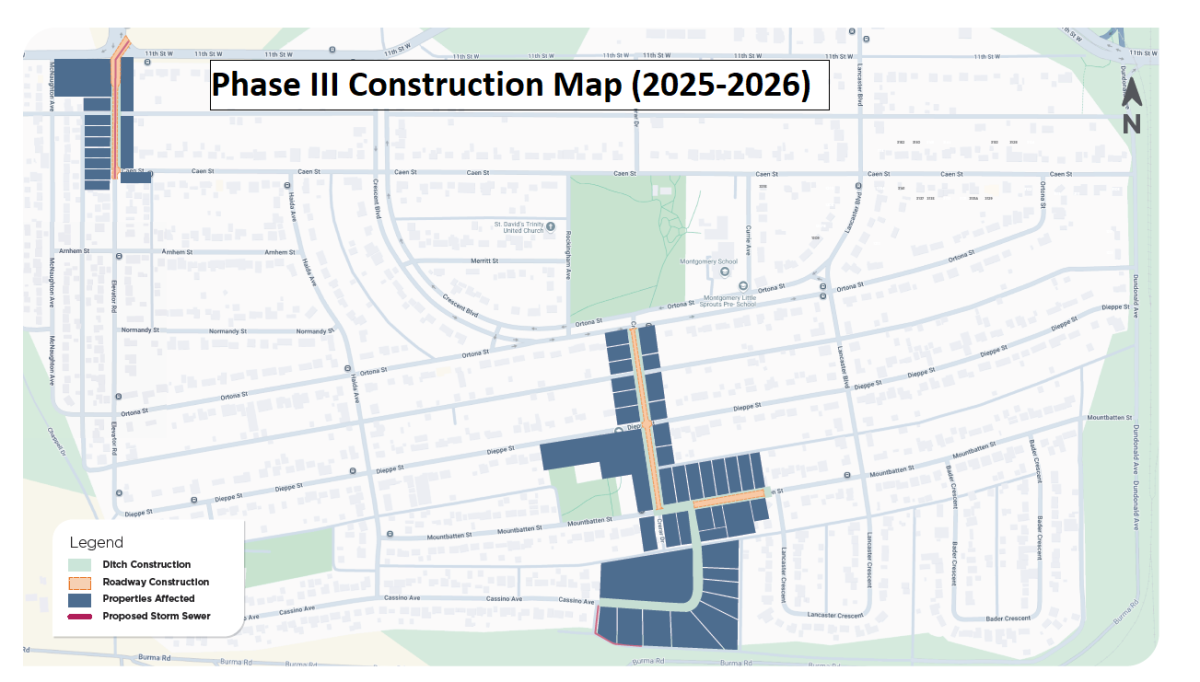 Phase III Construction Map (2025-2026)