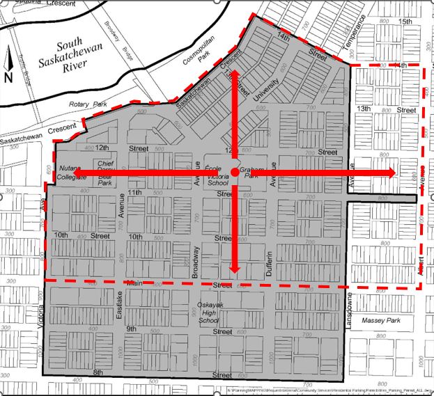 Proposed Fringe Festival parking area boundary